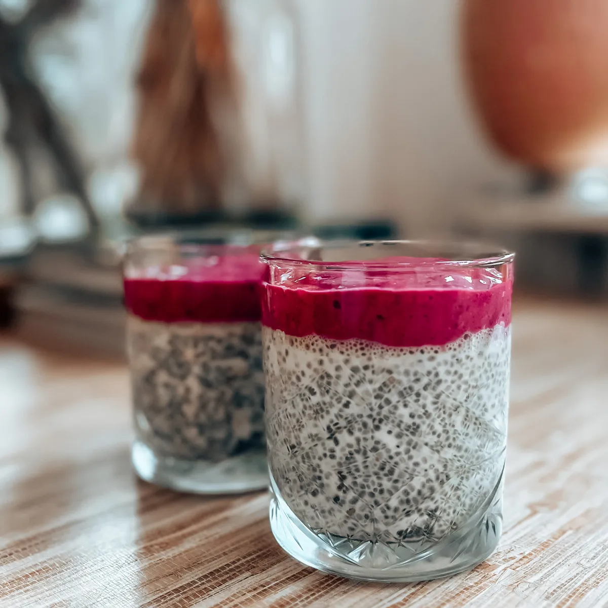 Chia-haverpudding